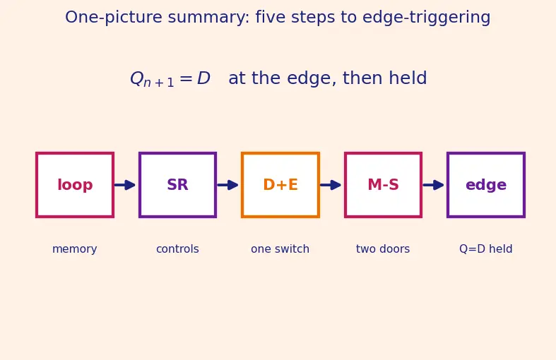 Figure — Edge-triggered D flip-flop