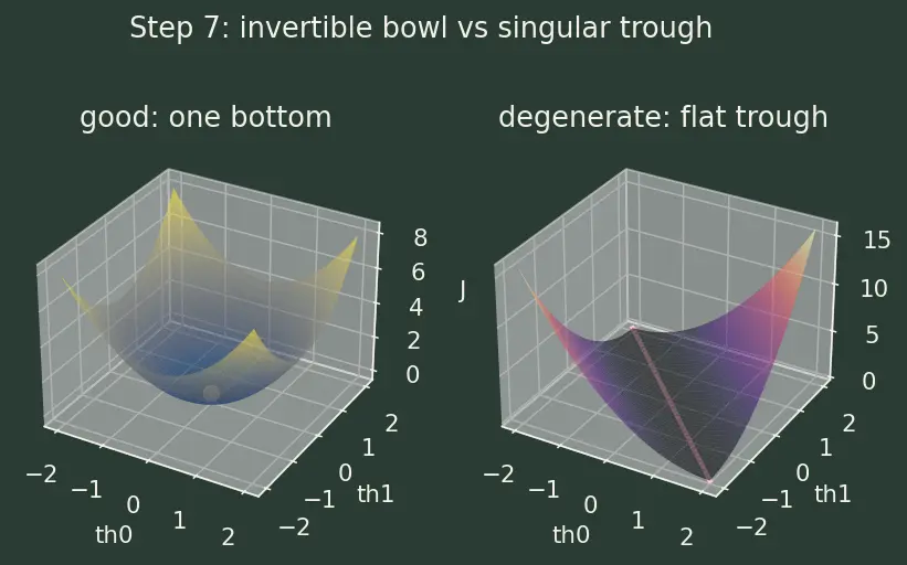 Figure — Ordinary least squares derivation