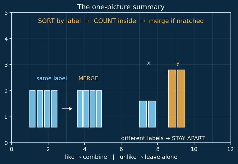 Figure — Like and unlike terms — simplification