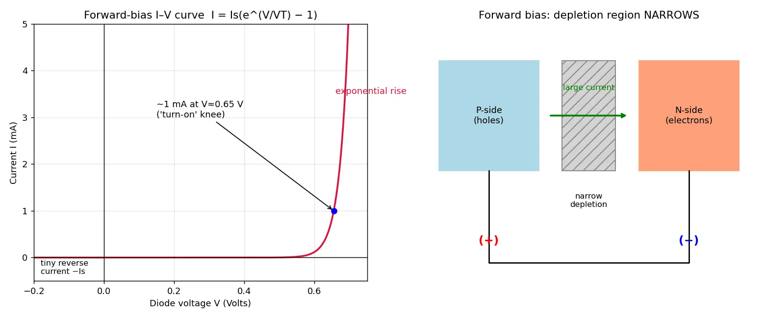 Figure — Forward bias behavior