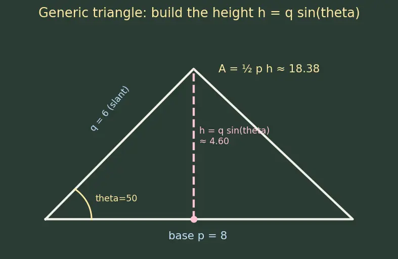 Figure — Area — triangle, parallelogram, trapezium, composite shapes