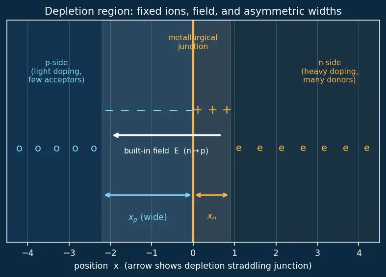 Figure — Formation of a PN junction