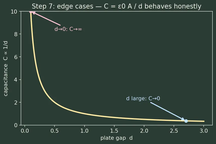 Figure — Capacitance — parallel plate derivation, cylindrical, spherical