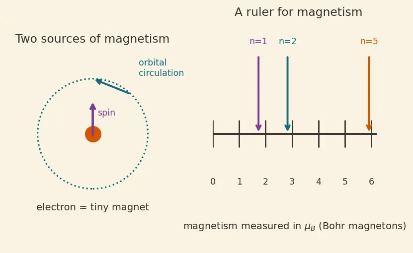 Figure — Magnetic moments of complexes