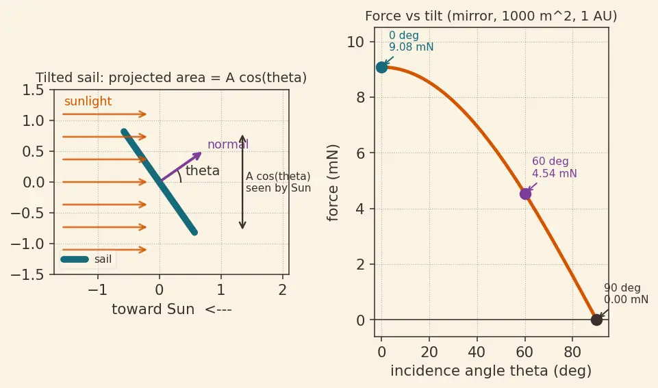Figure — Solar radiation pressure