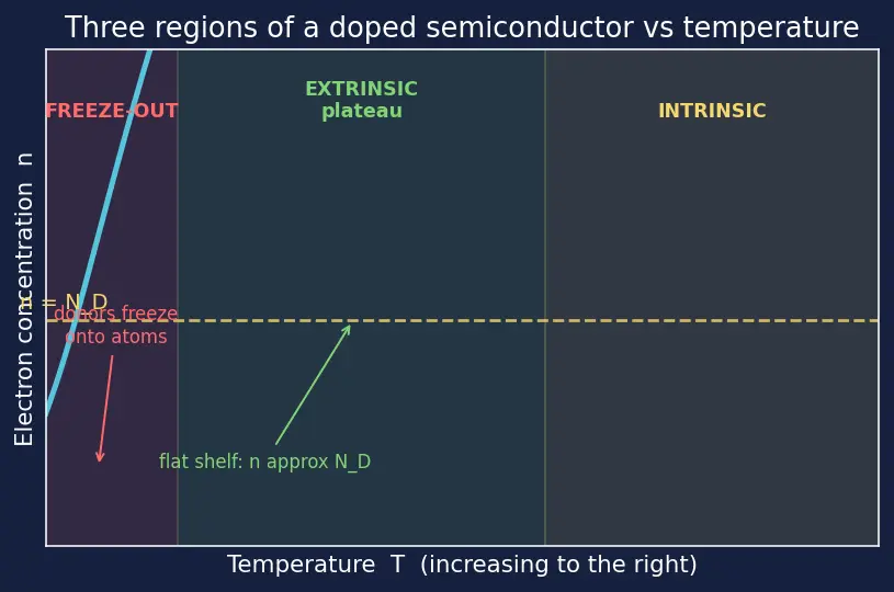 Figure — Intrinsic vs extrinsic semiconductors