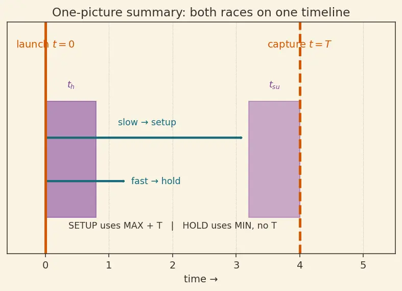 Figure — Setup and hold time constraints