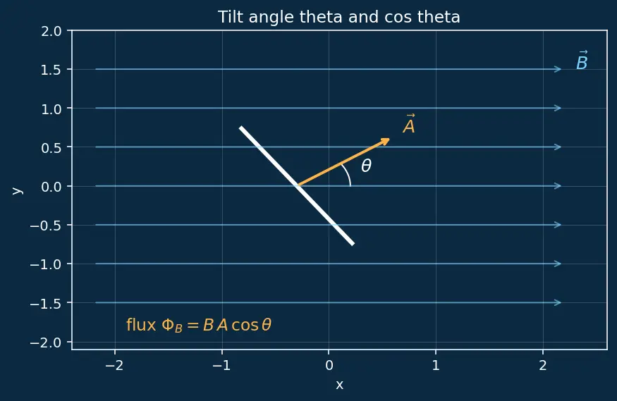 Figure — Lenz's law — opposing induced current