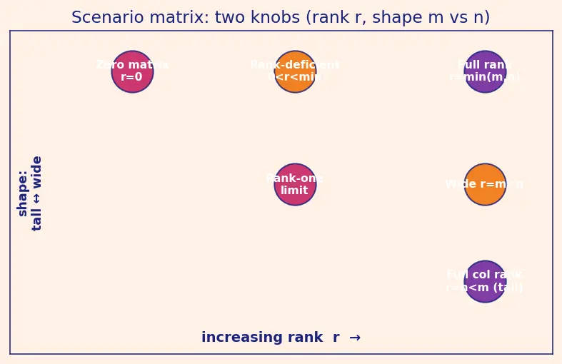 Figure — Subspaces — four fundamental subspaces of a matrix