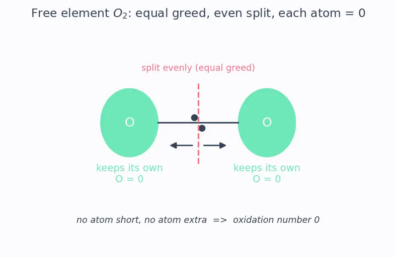 Figure — Oxidation number rules — assigning, change