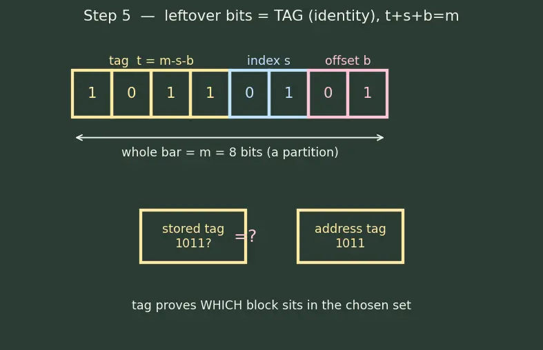 Figure — Cache organization — direct-mapped, n-way set associative, fully associative