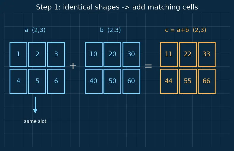 Figure — NumPy arrays and vectorized operations