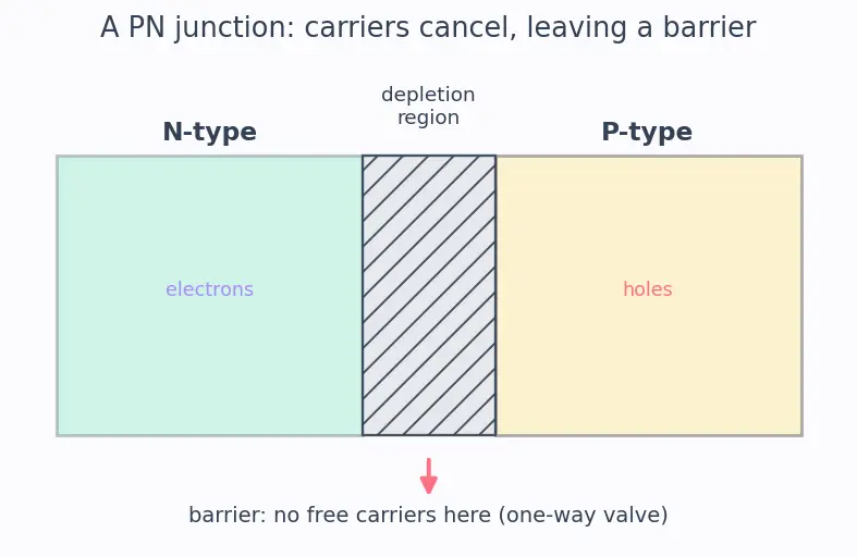 Figure — BJT structure (NPN and PNP)