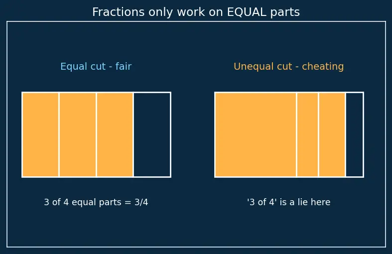 Figure — Converting -  fractions ↔ decimals ↔ percentages