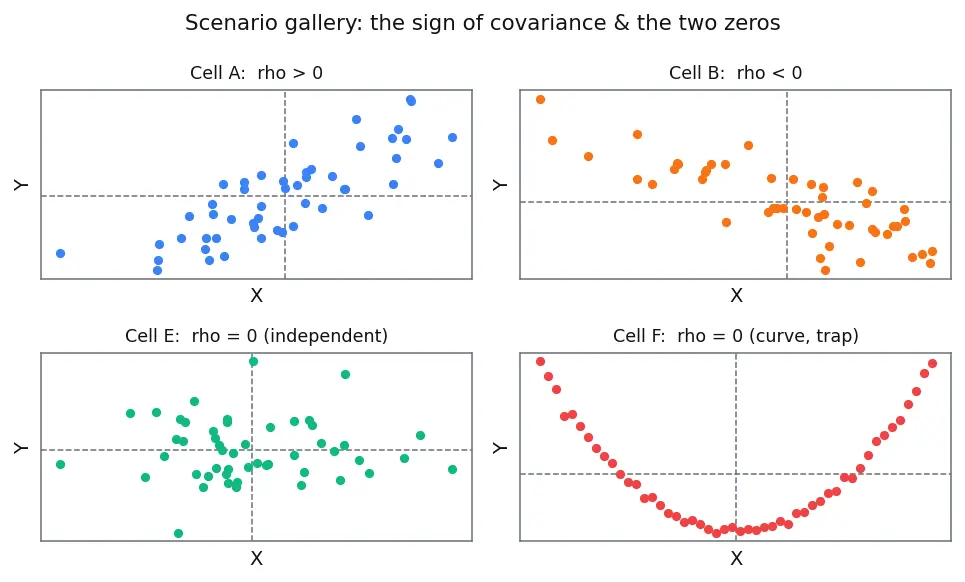 Figure — Covariance and correlation