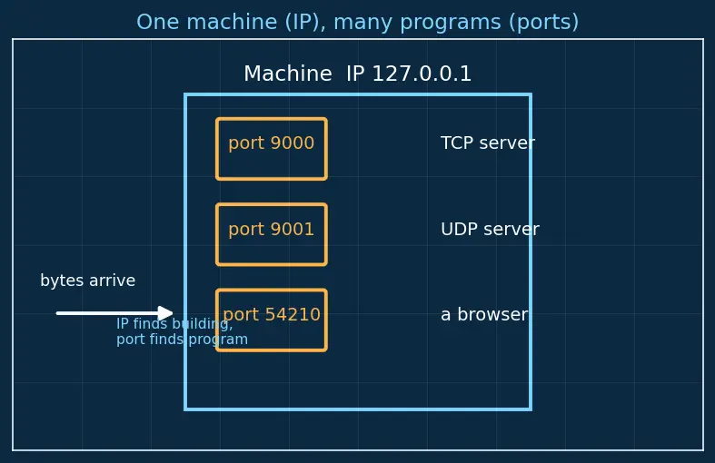 Figure — Socket programming — TCP server - client, UDP server - client in Python