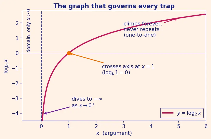 Figure — Solving logarithmic equations