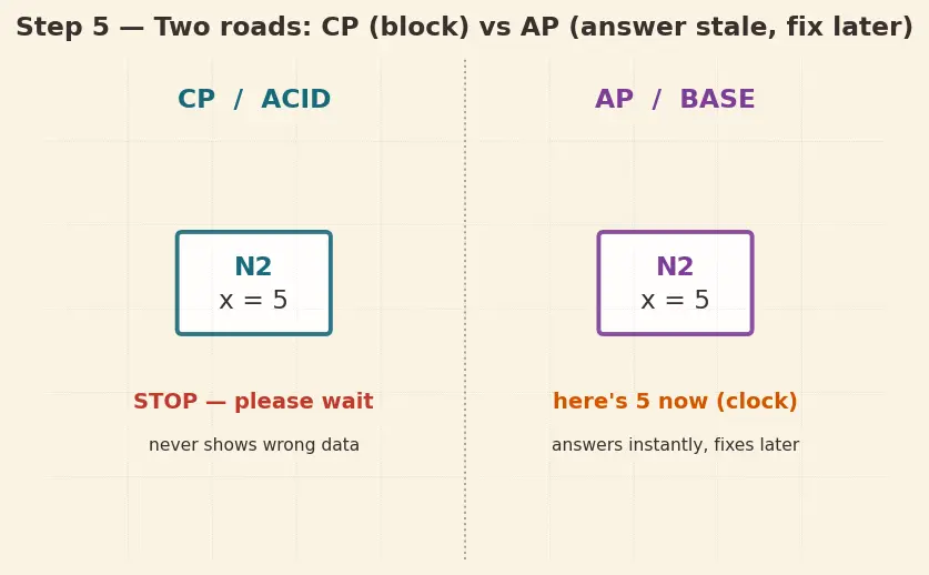 Figure — BASE vs ACID