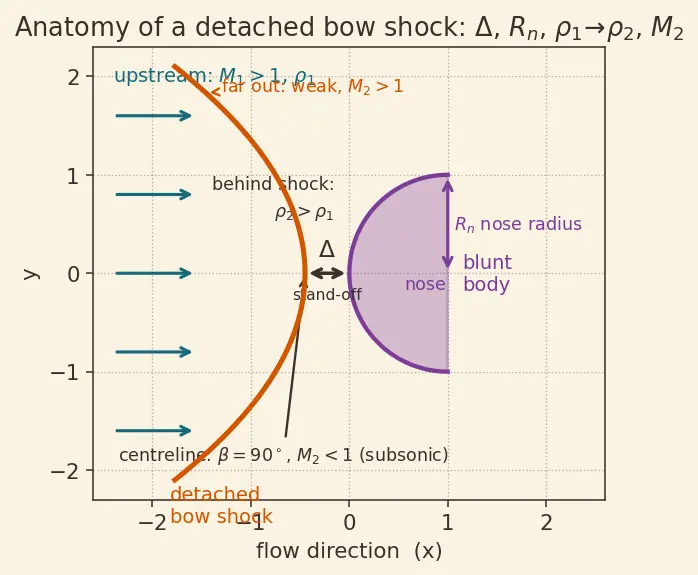 Figure — Detached bow shock