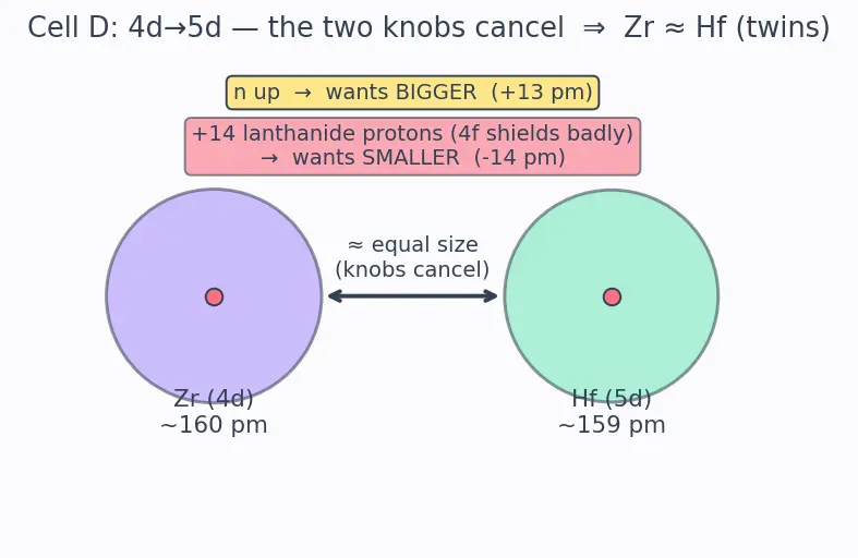 Figure — Atomic - ionic size trends; lanthanide contraction