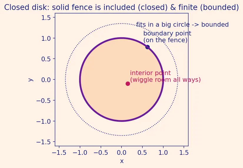 Figure — Absolute extrema on closed bounded regions