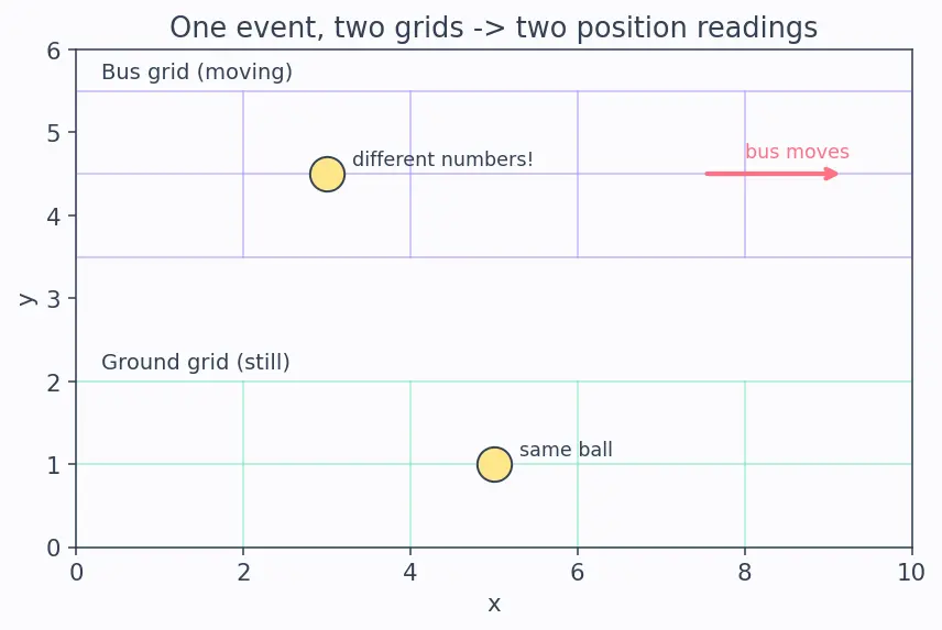 Figure — Non-inertial reference frames — pseudo forces
