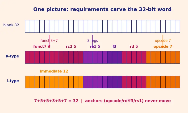Figure — Instruction formats and encoding