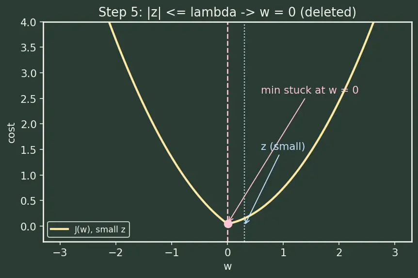 Figure — L1 (Lasso) regularization