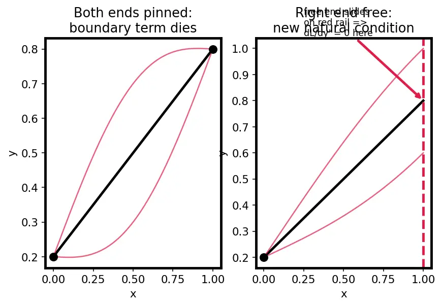 Figure — Euler-Lagrange equation — derivation