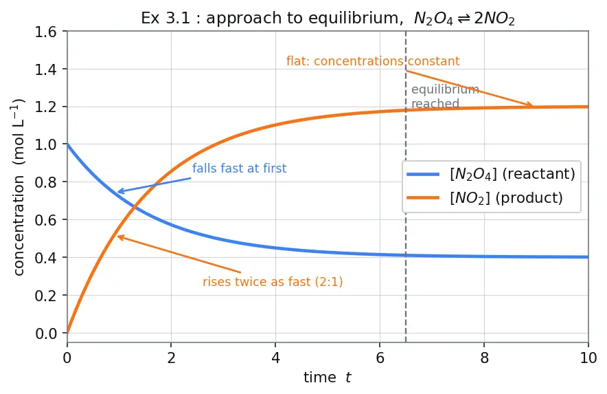 Figure — Reversible reactions and dynamic equilibrium