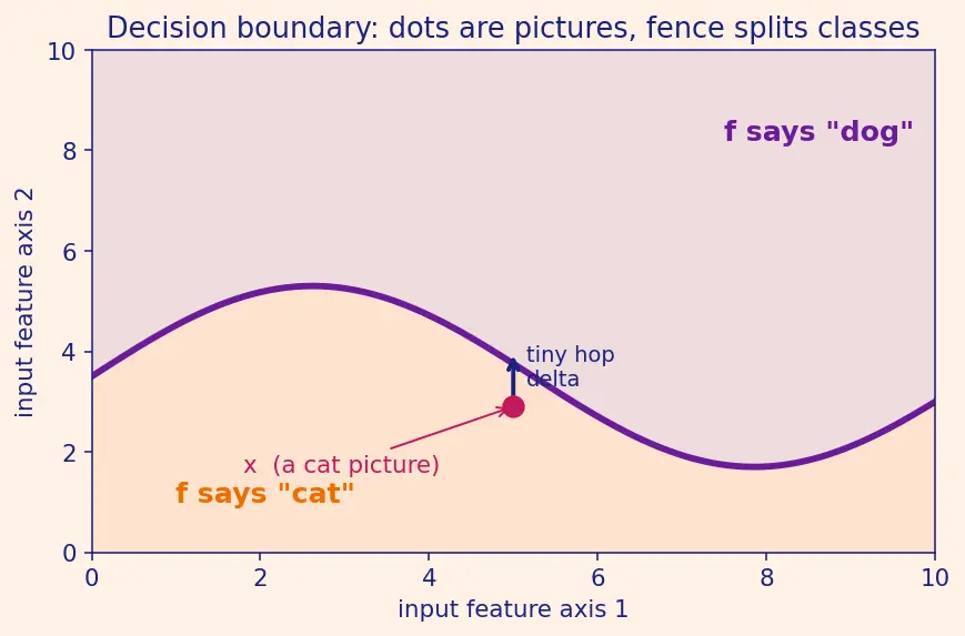 Figure — Adversarial examples and robustness
