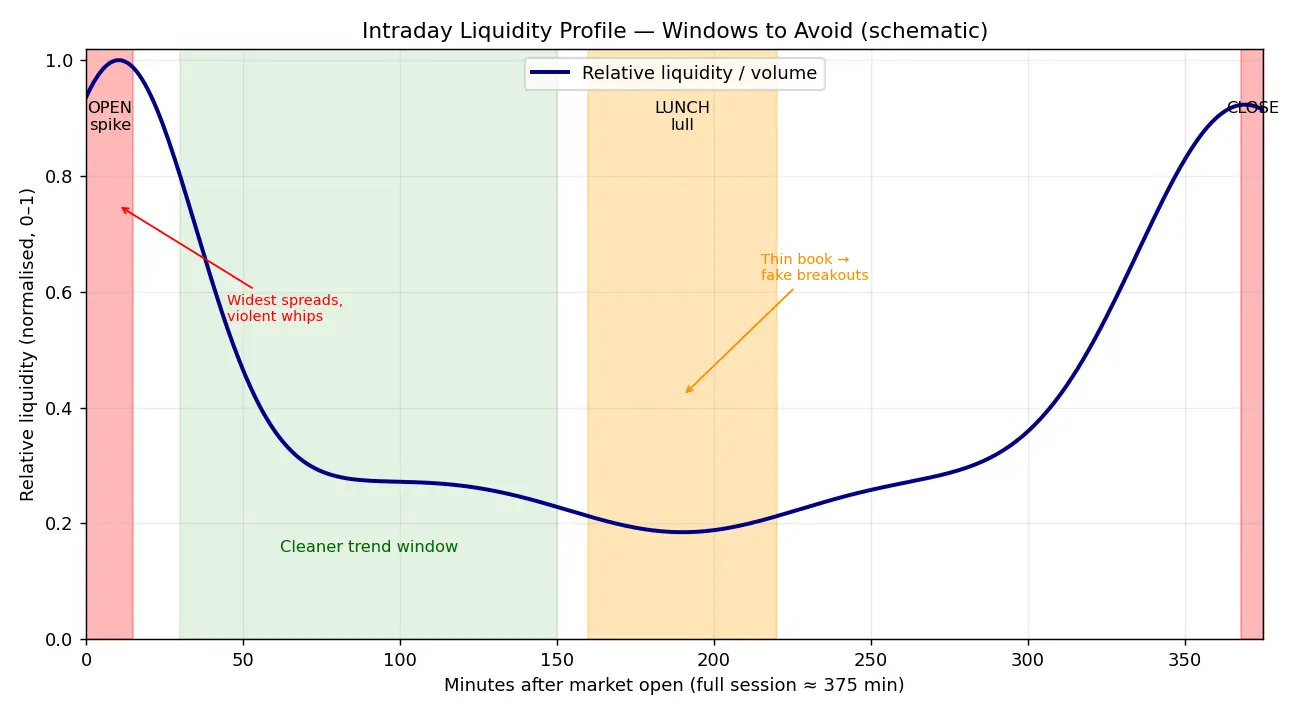 Figure — Understand times and days to avoid
