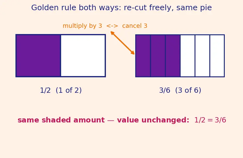 Figure — Addition, subtraction, multiplication, division of fractions