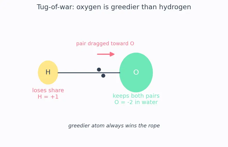 Figure — Oxidation number rules — assigning, change