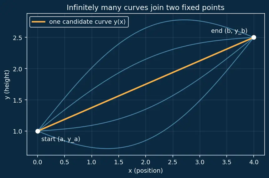 Figure — Euler-Lagrange equation — derivation