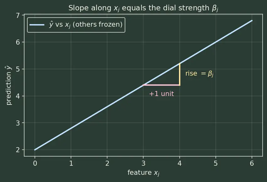 Figure — Interpreting model coefficients
