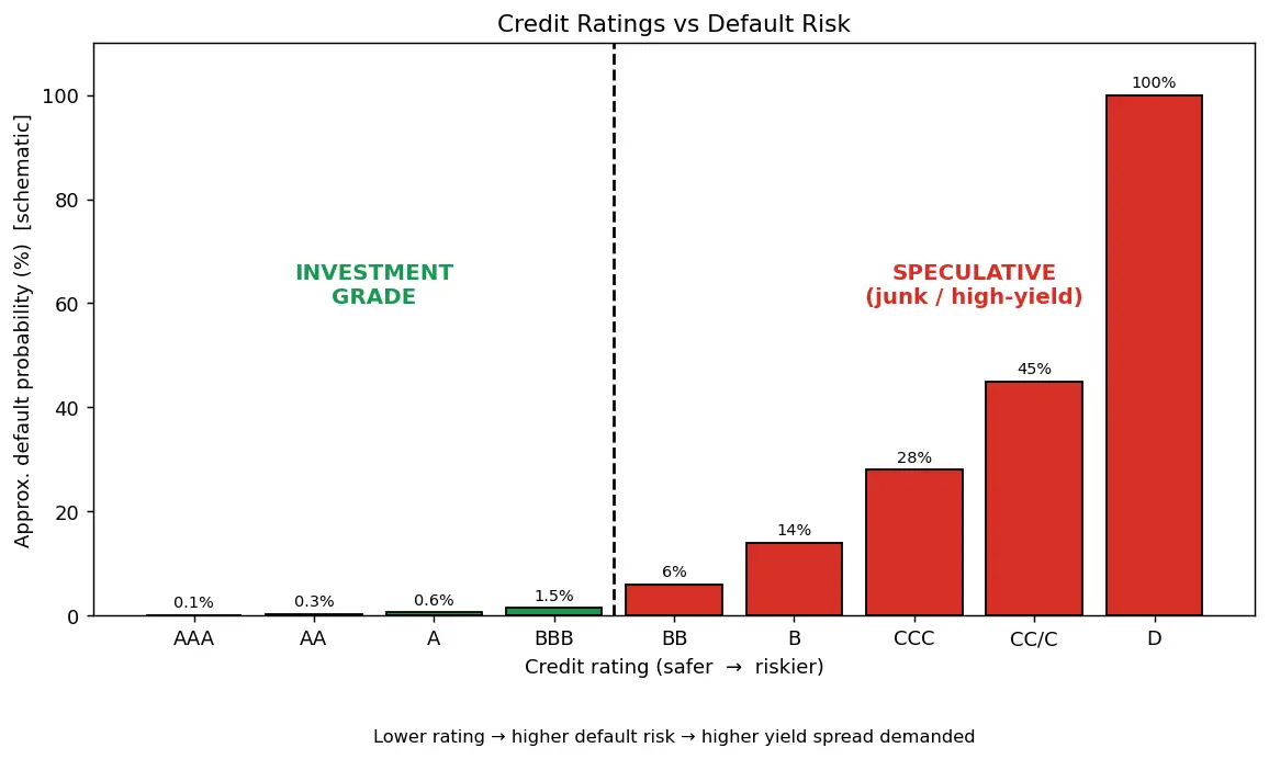 Figure — Understand credit ratings and default risk