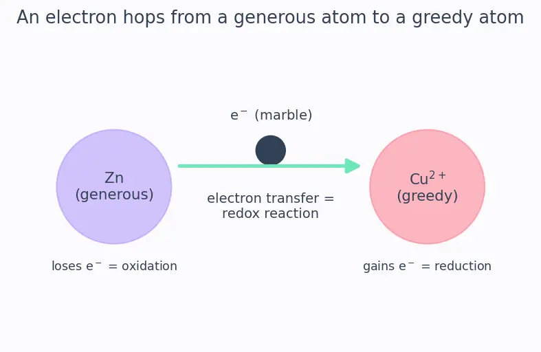 Figure — Spontaneity from E°_cell and ΔG = −nFE