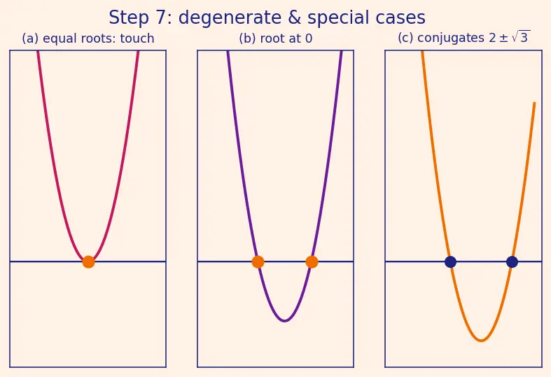 Figure — Formation of quadratic with given roots