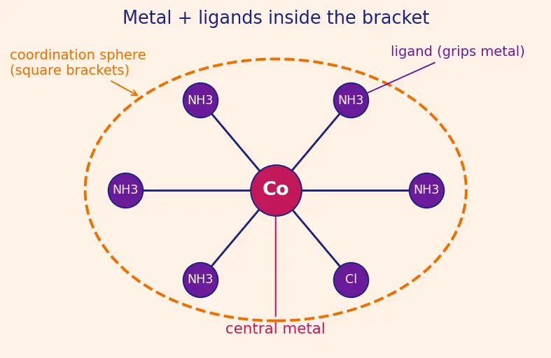 Figure — Nomenclature (IUPAC) — naming complex ions and compounds