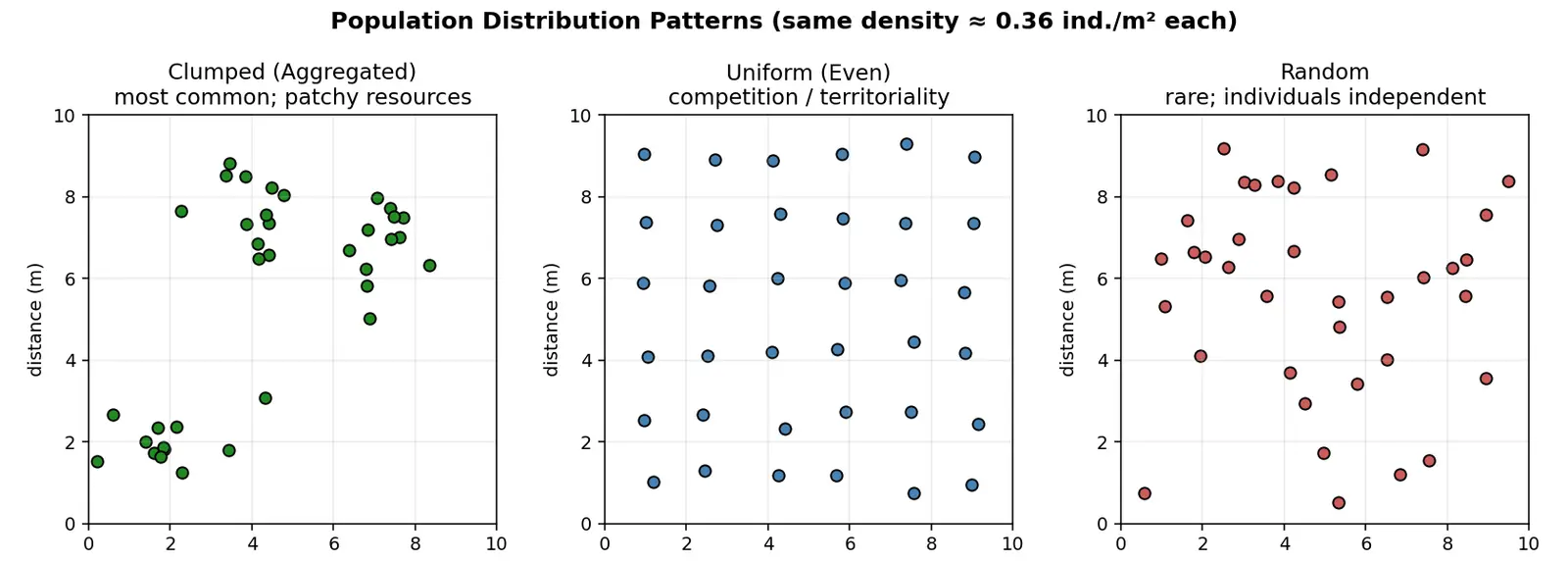 Figure — Define population density and distribution