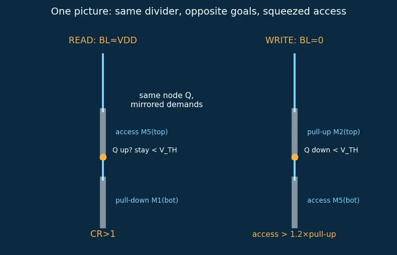Figure — SRAM read - write operations