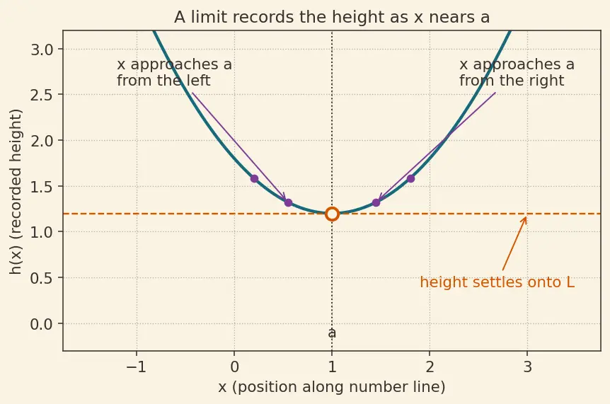 Figure — L'Hôpital's rule — proof using linear approximation, 0 - 0, ∞ - ∞, other indeterminate forms