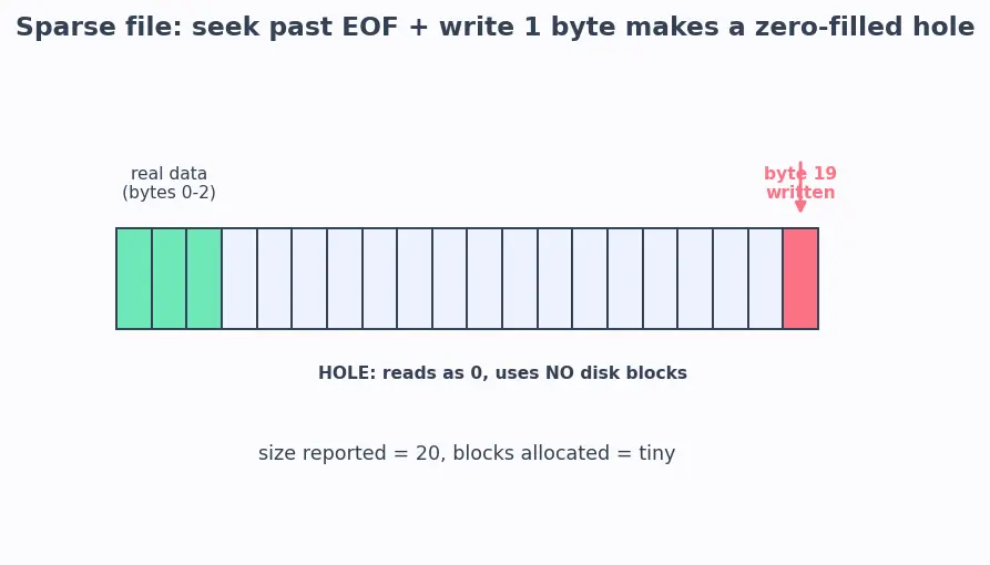 Figure — File operations — open, read, write, seek, close