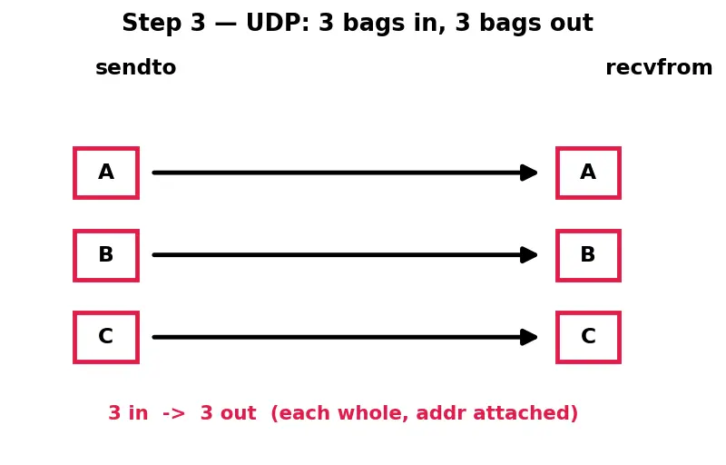 Figure — Socket programming — TCP server - client, UDP server - client in Python