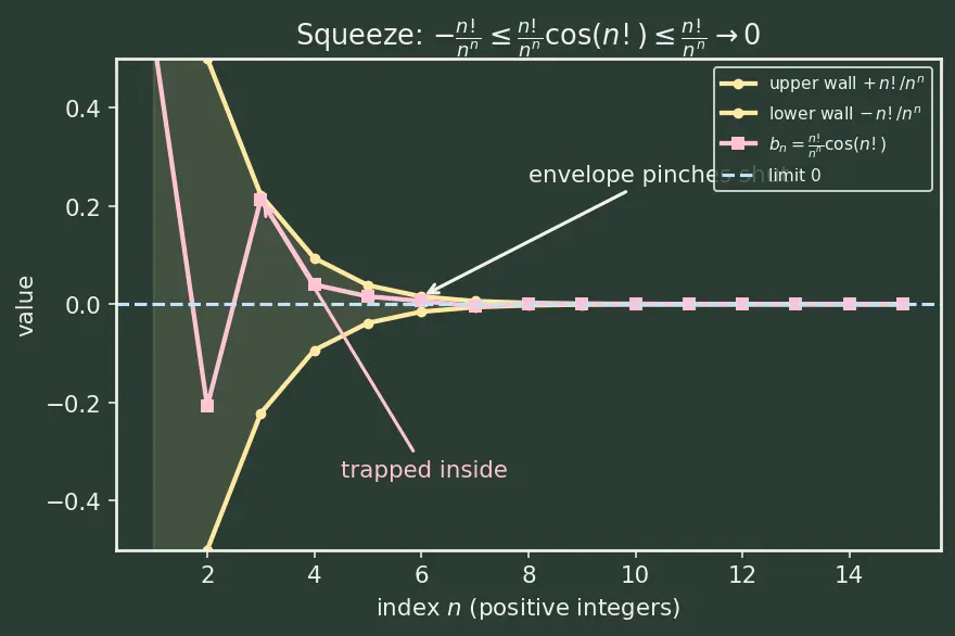 Figure — Squeeze theorem for sequences