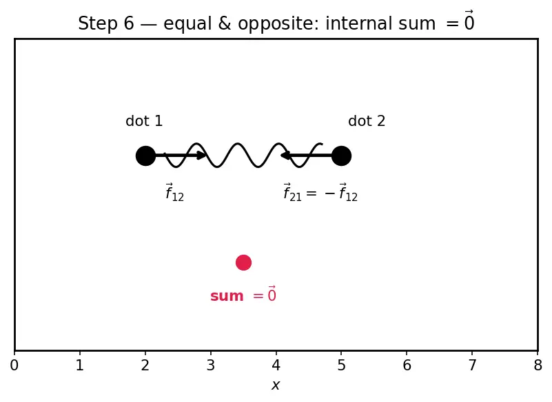 Figure — Motion of centre of mass — external force determines a_CM