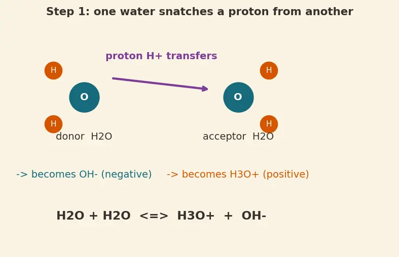 Figure — Ionic product of water Kw = 10⁻¹⁴ at 25 °C