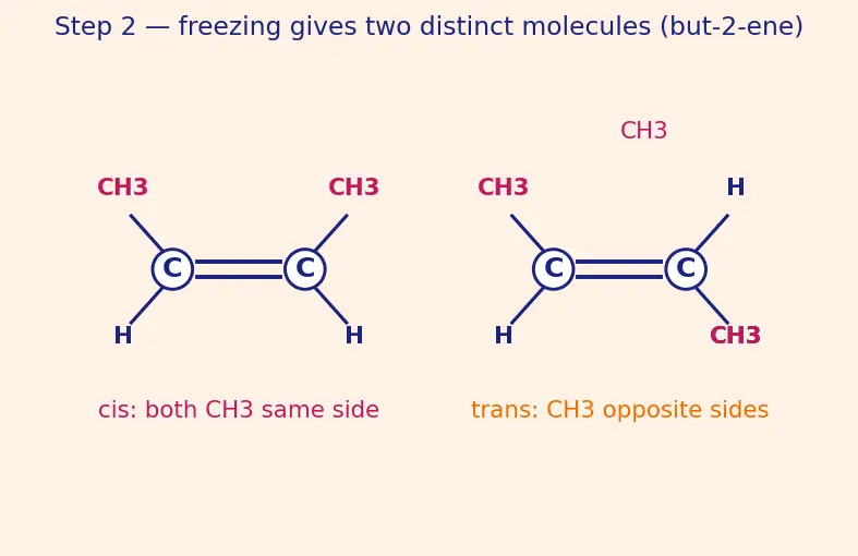 Figure — Isomerism — structural (chain, position, functional, metamerism, tautomerism) and stereo (geometrical - cis-trans - E-Z,