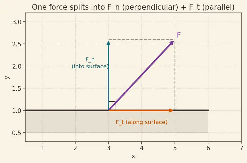 Figure — Fluid definition — shear stress, no fixed shape